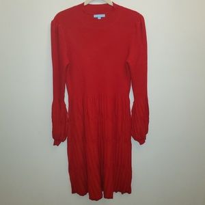 Draper James RSVP Red Sweater Dress in XL